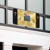 Op maat ontworpen kerk banner voor Debra (Buitenkant Gebouw)