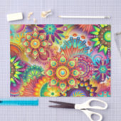 Op maat ontworpen tissue papier kleurrijk (decopau (Craft)