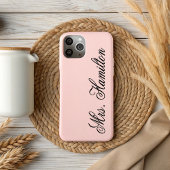 Op maat roze telefoonhoes voor vrouwen, bruidscade Case-Mate iPhone case