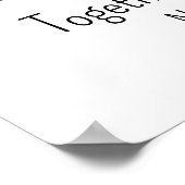 Op maat samen maken we Family Magpie Bird Quote Poster (Hoek)