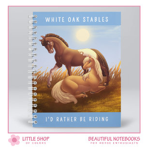 Op maat te maken Appaloosa Palomino Paard Notitieboek