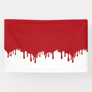 Op maat Tomaten Rood Drip Gloss Banner