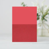 Op maat Tomaten Rood RSVP Kaart – Half Gestructure (Staand voorkant)