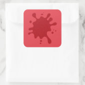 Op maat Tomaten Rood Spat stickers (Tas)