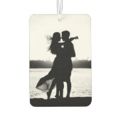 Op maat twee gesteunde foto maakt het zwart-wit luchtverfrisser (Achterkant)