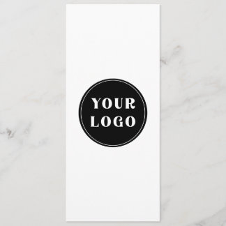 Op maat, uniek, strak & minimalistisch programmakaart