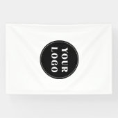 op maat, uniek, strak & minimalistisch spandoek (Horizontaal)