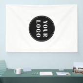 op maat, uniek, strak & minimalistisch spandoek (Beurs)