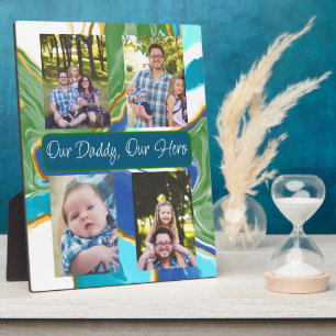 Op maat van onze papa, ons Hero Plaque Fotoplaat