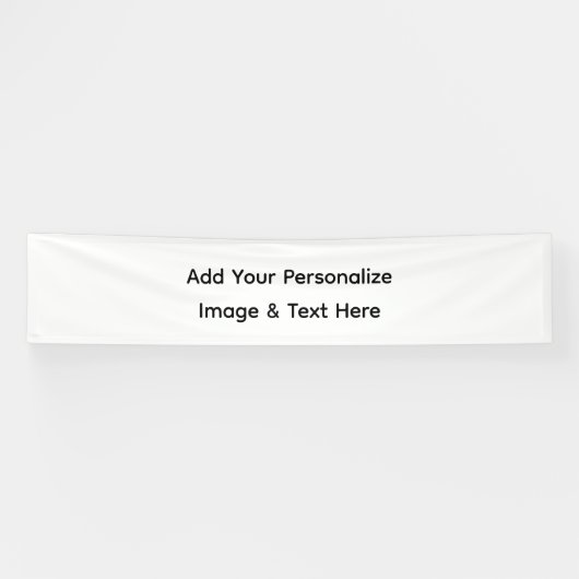 Op maat | Vinyl banner, 76 x 365 cm Spandoek (Horizontaal)
