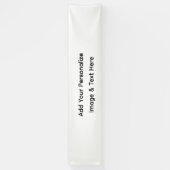 Op maat | Vinyl banner, 76 x 365 cm Spandoek (Verticaal)