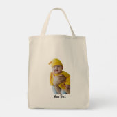 Op Maat - Voeg Foto en Tekst Toe Tote Bag (Achterkant)