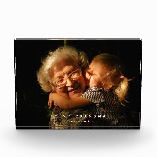 Op maat voor mijn grootmoeder fotoblokken (Voorkant)