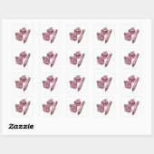 Op maat zilver sticker motief (Vel)