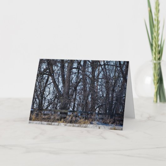 "Op Memories Lane" Kerstkaart Kaart (Voorkant)