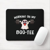 Op mijn Boo T-shirt Halloween Dead Lift Ghost Gym Muismat (Met muis)