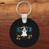 Op mijn Booty Funny Booty Halloween Ghost Workout Sleutelhanger (Voorkant)
