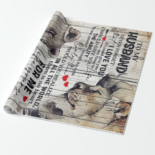 Op mijn Cadeau voor man en vrouw Nieuwe thuiscad Cadeaupapier