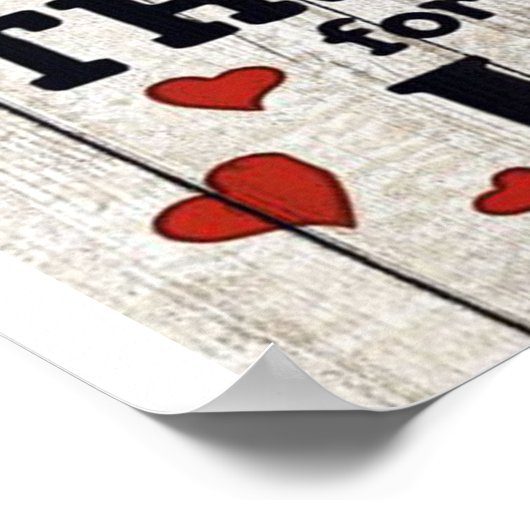 Op mijn Cadeau voor mannen | Cute Quottes Gift | Poster (Hoek)