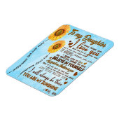 Op mijn dochter | Speciale brief aan mijn dochter Magneet (Linkerzijde)