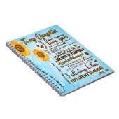 Op mijn dochter | Speciale brief aan mijn dochter Notitieboek (Rechterzijde)