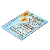 Op mijn dochter | Speciale brief aan mijn dochter Notitieboek (Linkerzijde)