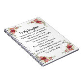 Op mijn dochtertje Notitieboek (Rechterzijde)