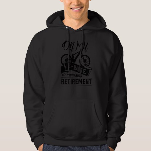 Op mijn E-bike naar de fietsenfiets Elec Hoodie (Voorkant)