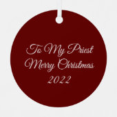 Op mijn eerste metalen versiering metalen ornament (Voorkant)