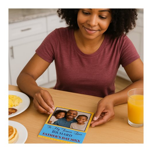 Op mijn eeuwig liefdesfoto Vaderdag