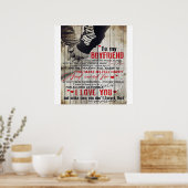 Op mijn eigen design | Trendy Husband Gift Poster (Keuken)