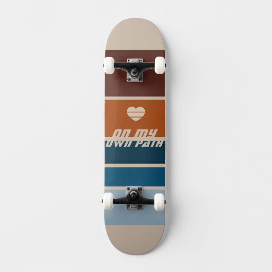 Op mijn eigen pad skateboard (Voorkant)