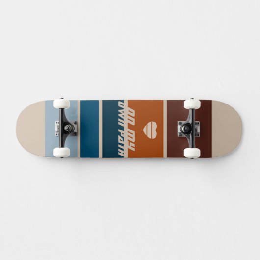 Op mijn eigen pad skateboard (Horizontaal)