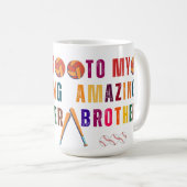 Op mijn geweldige broerdag koffiemok (Voorkant rechts)