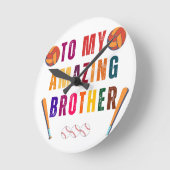 Op mijn geweldige broerdag ronde klok (Hoek)