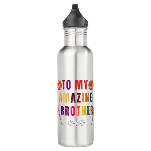 Op mijn geweldige broerdag waterfles  (Rechts)