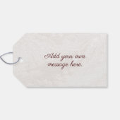 Op mijn geweldige vrouw 60e verjaardag romantisch cadeaulabel (Achterkant Horizontaal)