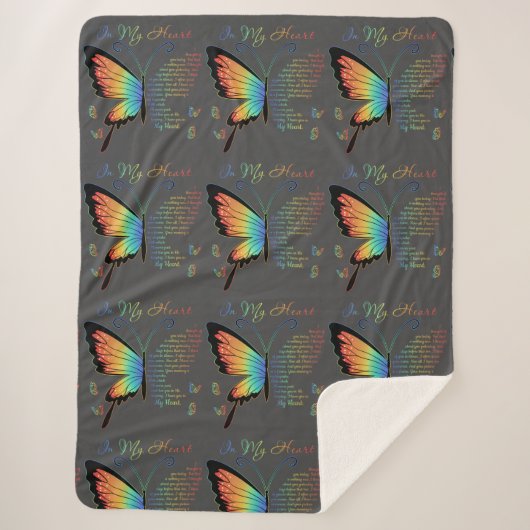 Op mijn hartsherpa deken (Voorkant)