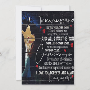 Op mijn Husband offertes   Beste feestdag Feestdagenkaart