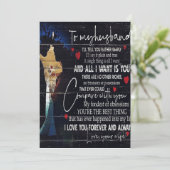 Op mijn Husband offertes | Beste feestdag Feestdagenkaart (Staand voorkant)