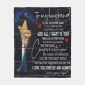 Op mijn Husband offertes | Beste feestdag Fleece Deken (Voorkant)