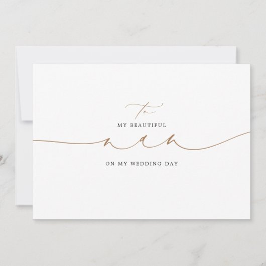 Op mijn huwelijksdag legant (Voorkant)