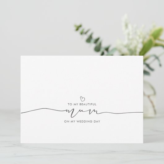 Op mijn huwelijksdagochtend (Staand voorkant)