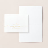 Op mijn huwelijksdagochtend folie kaarten (Display)