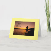 OP MIJN KAART "UNCLE" OP DE VISSERIJ **TWEEDE DAG* (Voorkant)