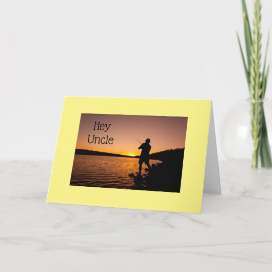 OP MIJN KAART "UNCLE" OP DE VISSERIJ **TWEEDE DAG* (Voorkant)