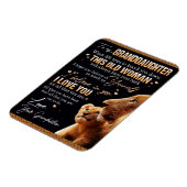 Op mijn kleindochter Gift van oma, Lovers Magneet (Linkerzijde)