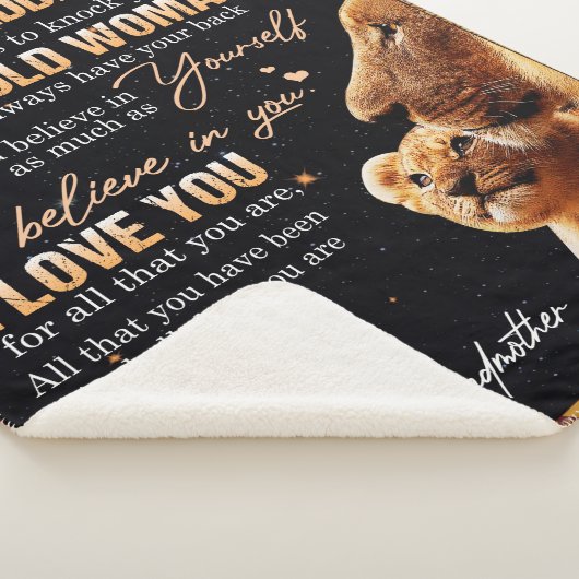 Op mijn kleindochter Gift van oma, Lovers Sherpa Deken (3/4)