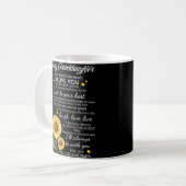 Op mijn kleindochter koffiemok (Voorkant links)