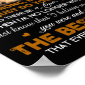 Op mijn kleinzoon poster (Hoek)